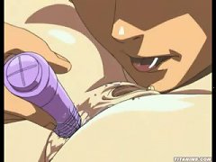 Cute Animebrunette With Juicy Boobs Gets Assplugged